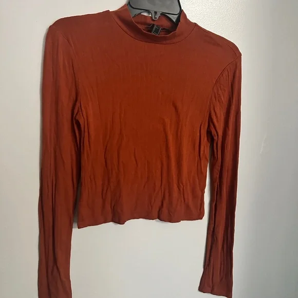 Clothing Forever 21 Ribbed Mock Neck Top Mystree Ribbed Mock Neck